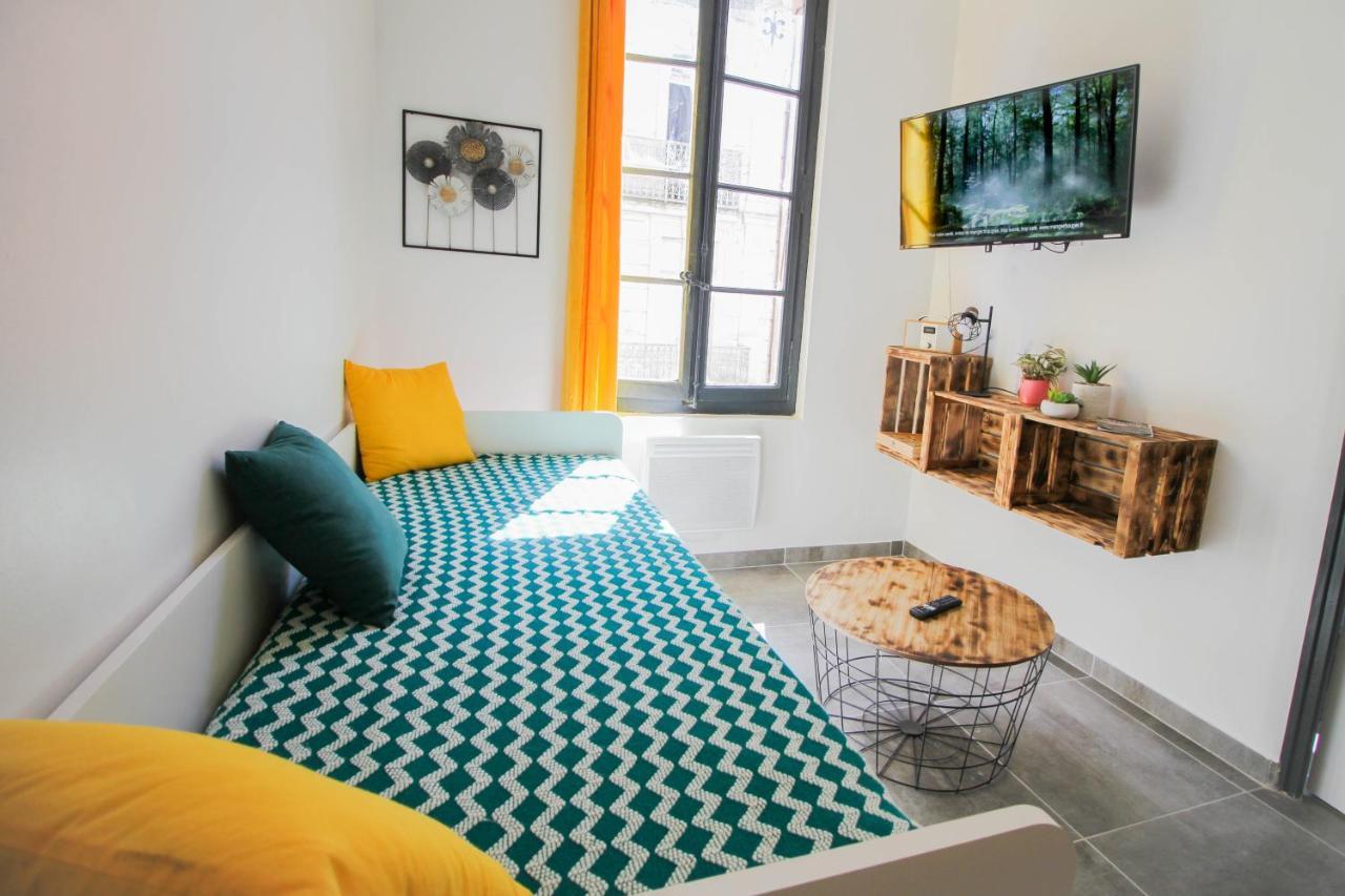 Charmant T2 En Coeur De Ville - 2 Lits + Lit Bebe - Wifi - Imprimante Carcassonne Exterior foto